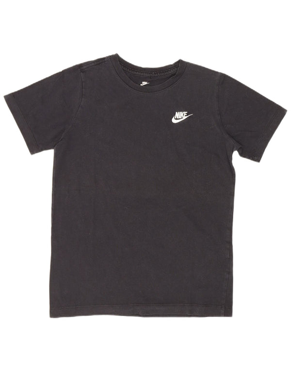 Tricou pentru băieți Nike Top 12-13 ani mare bumbac negru