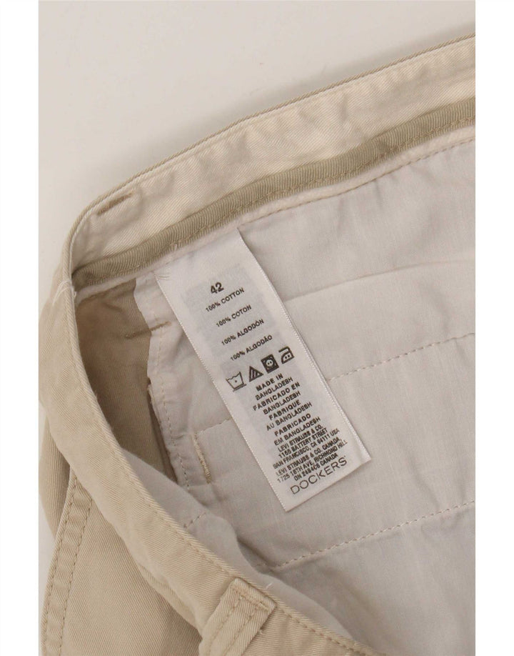 Pantaloni scurti cargo pentru bărbați Dockers W42 2XL, bumbac, bej