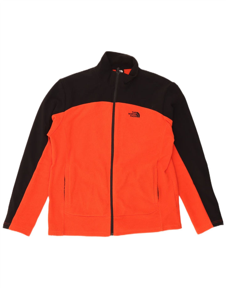 Jachetă polară pentru bărbați THE NORTH FACE UK 38 Medium Orange Colorblock