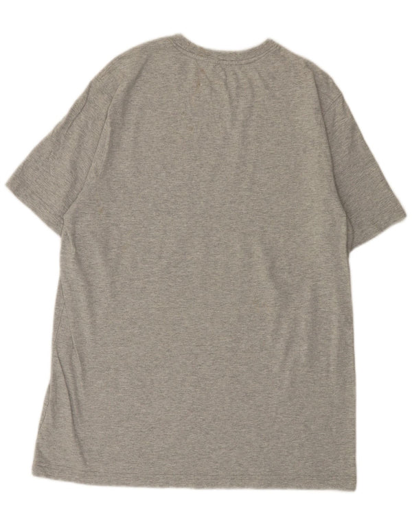 Tricou grafic pentru bărbați Champion Top mare, gri, bumbac cu pete