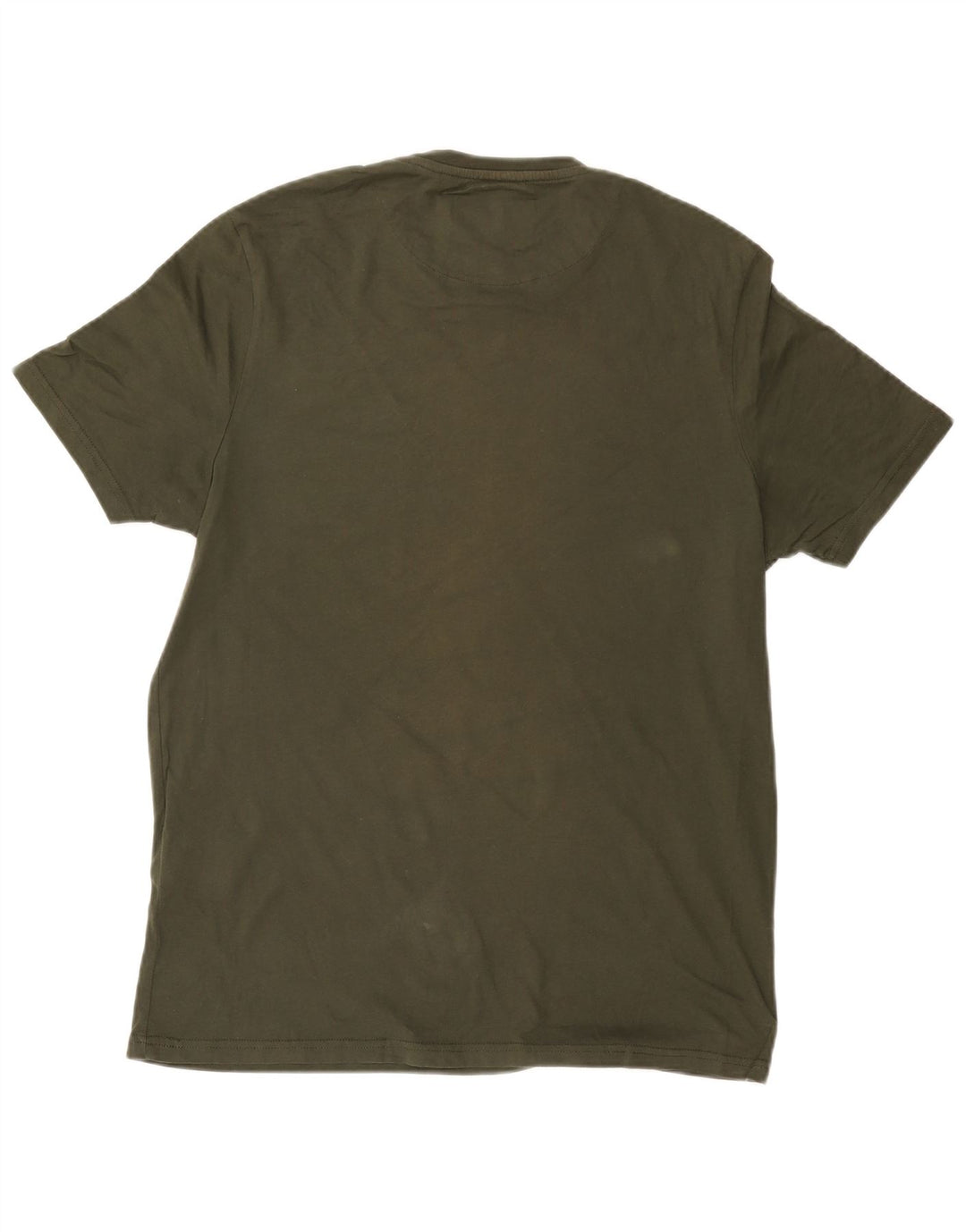 LYLE & SCOTT Tricou pentru bărbați Top mare Kaki Colorblock Bumbac