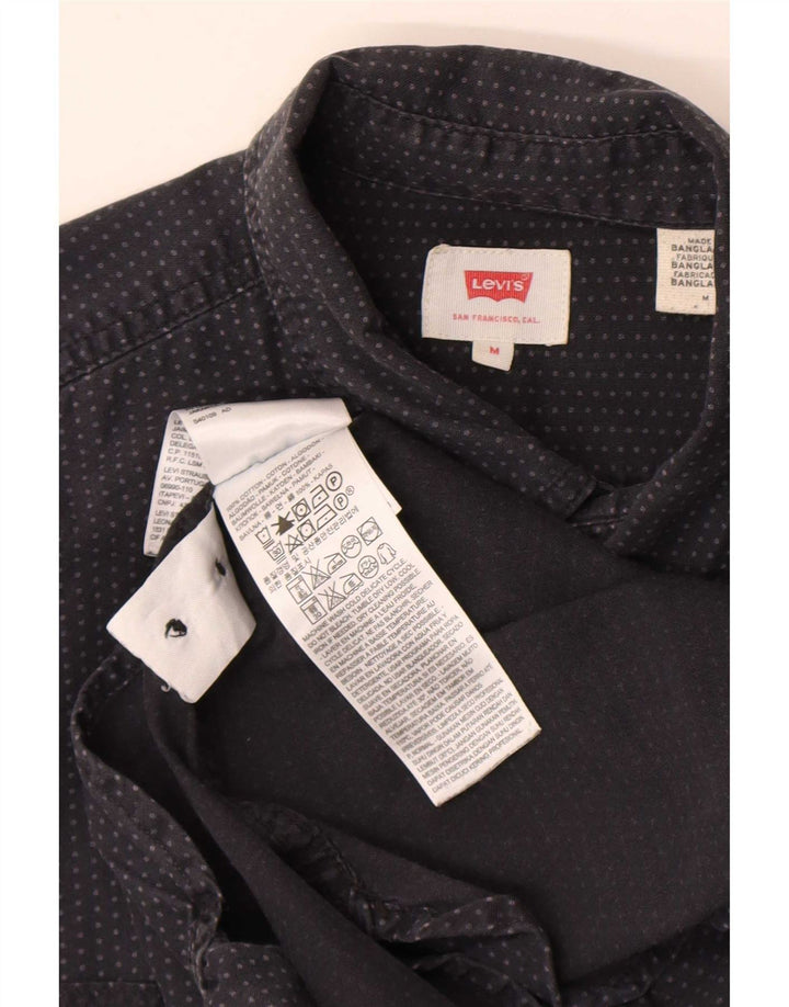 Cămașă Levi's pentru bărbați, bumbac cu pete, albastru marin mediu