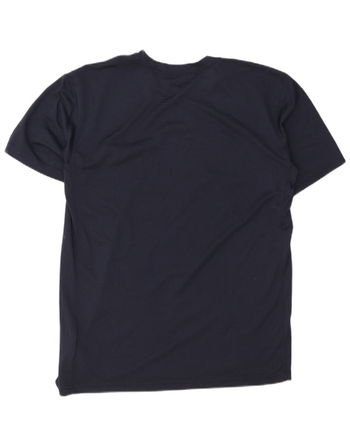 Tricou grafic Nike Dri Fit pentru bărbați Top Mediu Poliester bleumarin