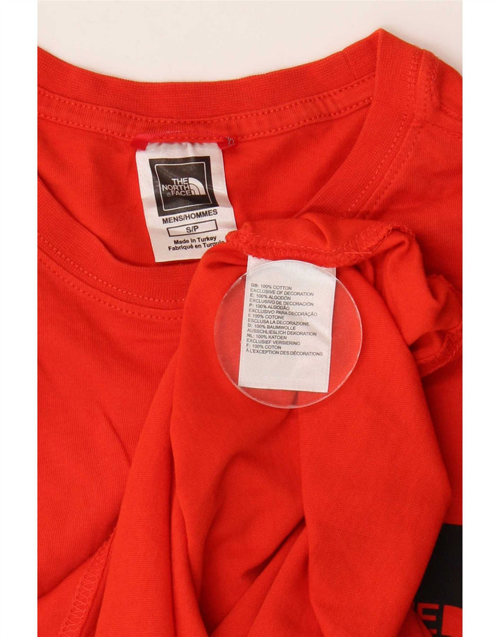 Tricou pentru bărbați The North Face Top mic, roșu, bumbac