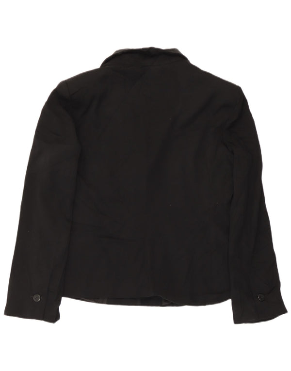 Jachetă blazer pentru femei Giorgio Armani cu 2 nasturi UK 14 Medium Black
