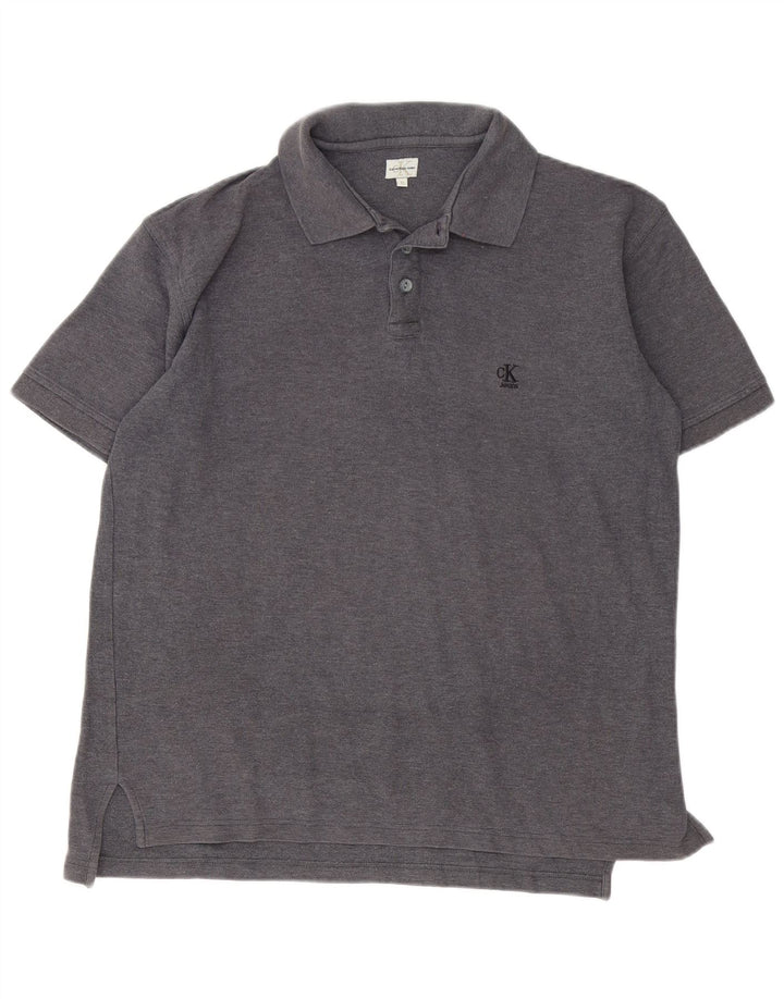 Cămașă polo pentru bărbați Calvin Klein Jeans XL gri
