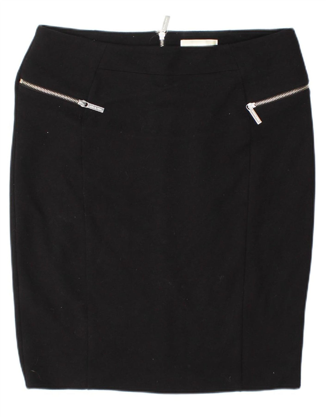 MICHAEL KORS Womens Pencil Skirt US 16 2XL W37 Black Rayon