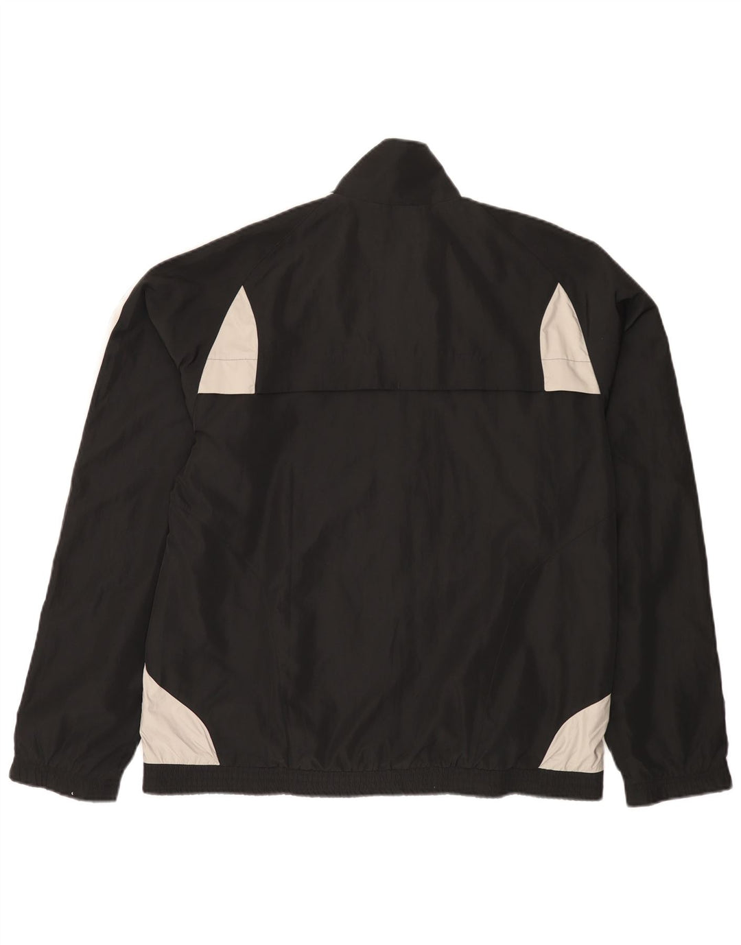 Jachetă de trening Adidas pentru bărbați Marea Britanie 42/44 Poliester mare negru color bloc