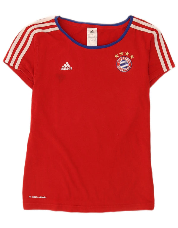 Tricou grafic Adidas pentru femei Top UK 8/10 Small Red Sports