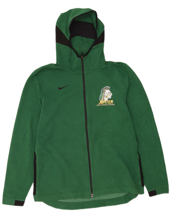 Pulover NIKE pentru bărbați Warriors Graphic, cu fermoar, XL, color verde