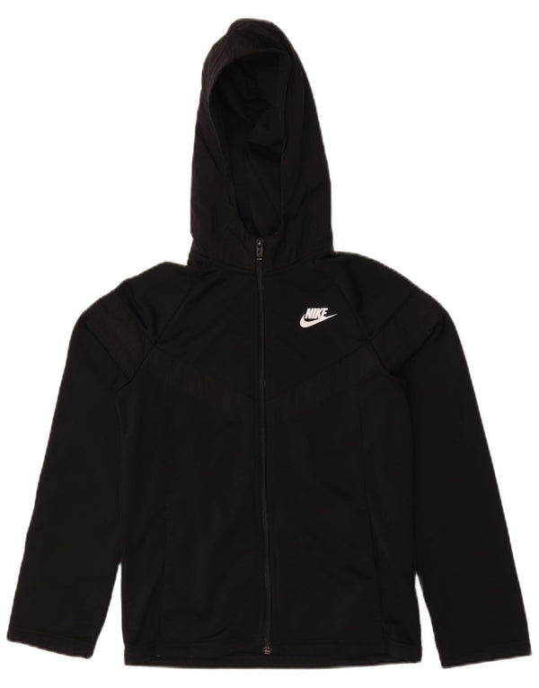 Jachetă de trening cu glugă Nike pentru fete 12-13 ani Poliester negru mare