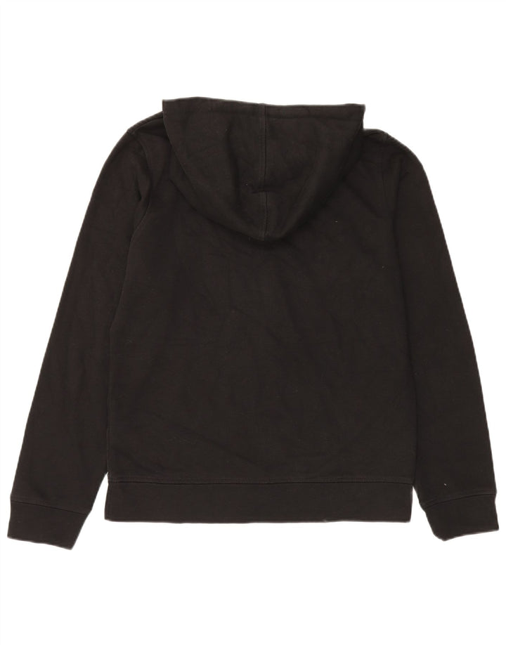 Jack & Jones Pulover cu glugă grafic pentru bărbați, mic, negru, poliester