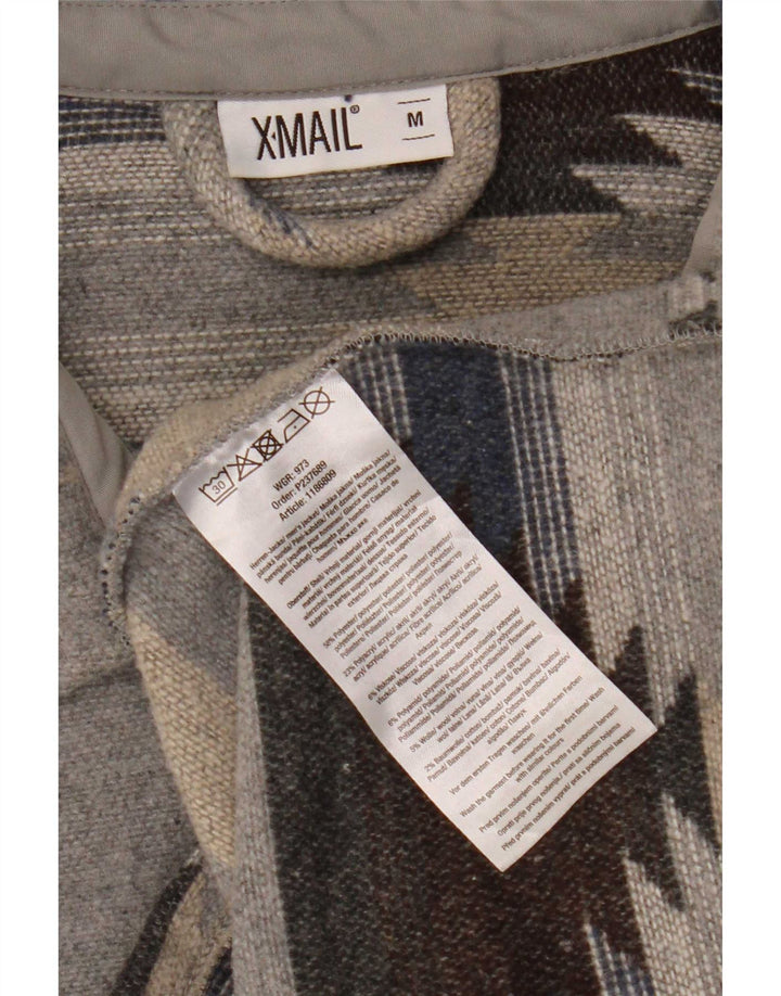 Cămașă pentru bărbați X-Mail Cămașă de flanel Gri mediu Poliester geometric