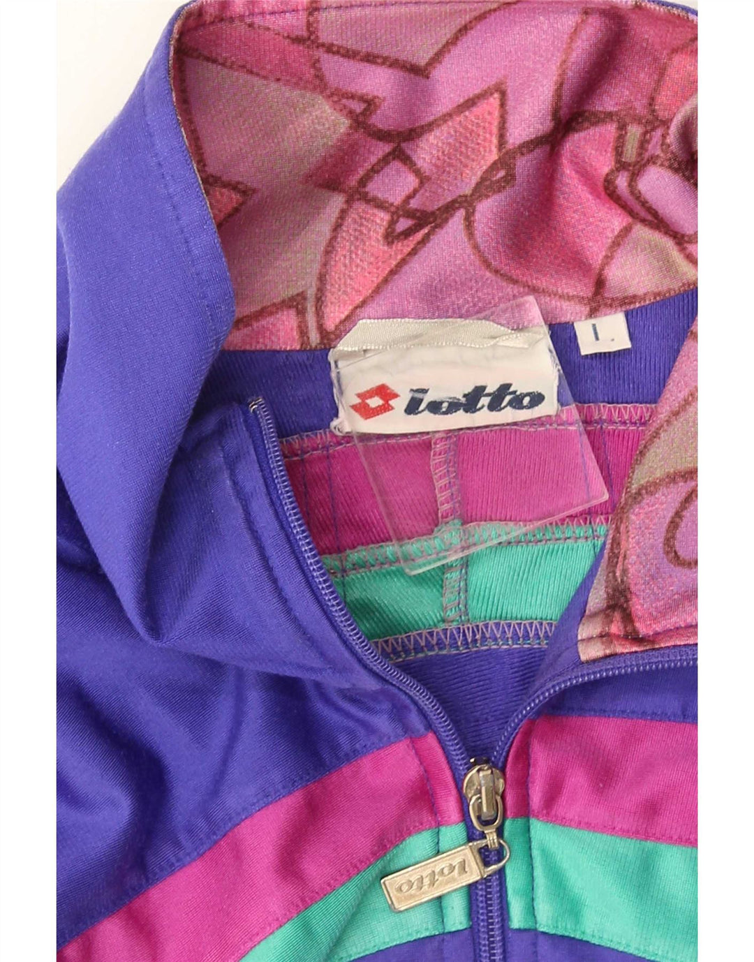 Jachetă de trening pentru bărbați Lotto, mare, mov, bloc de culoare