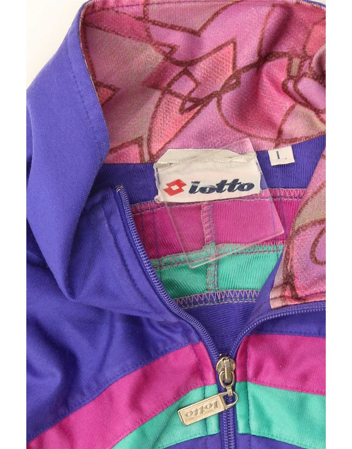 Jachetă de trening pentru bărbați Lotto, mare, mov, bloc de culoare