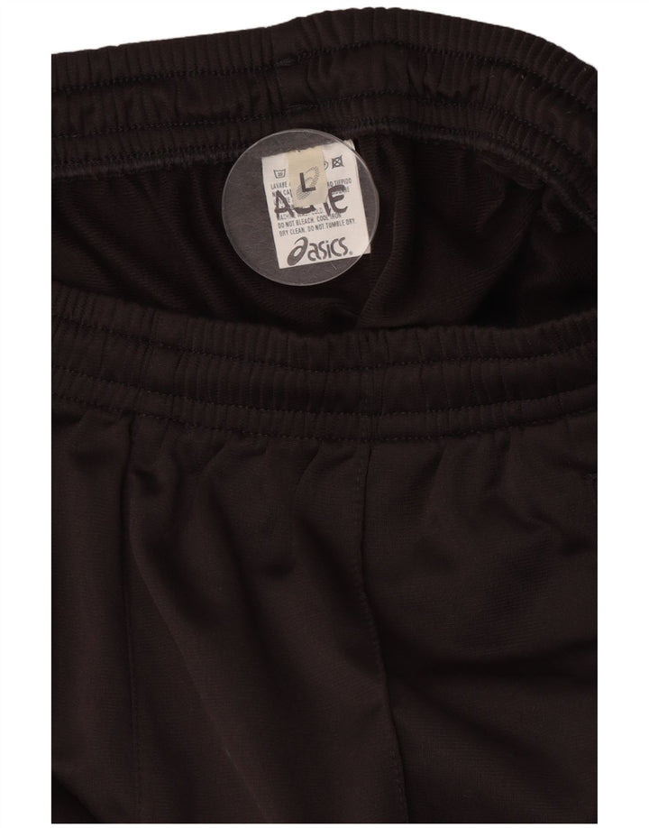 Pantaloni de trening ASICS pentru bărbați, maro, poliester