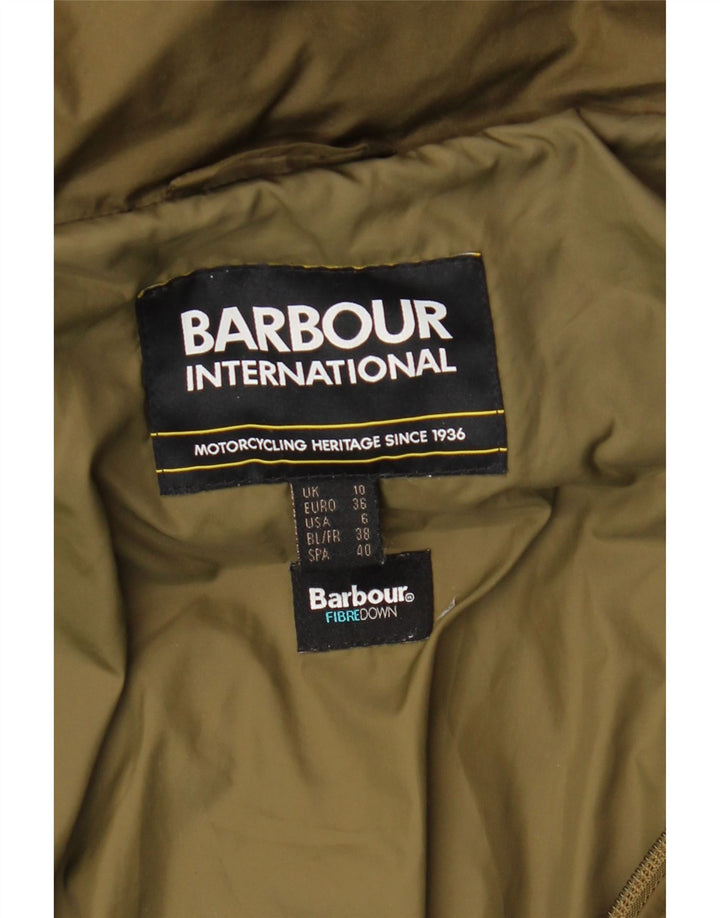 Palton căptușit supradimensionat pentru femei Barbour UK 10 Mic Kaki