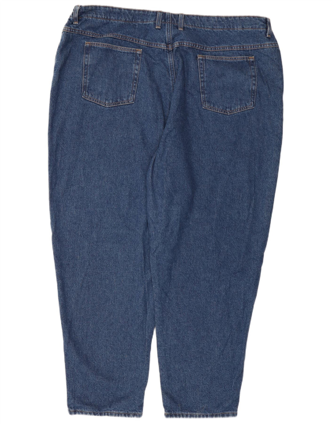 Blugi drepti pentru femei L.L.BEAN cu ajustare originală US 26 5XL W52 L30 Albastru