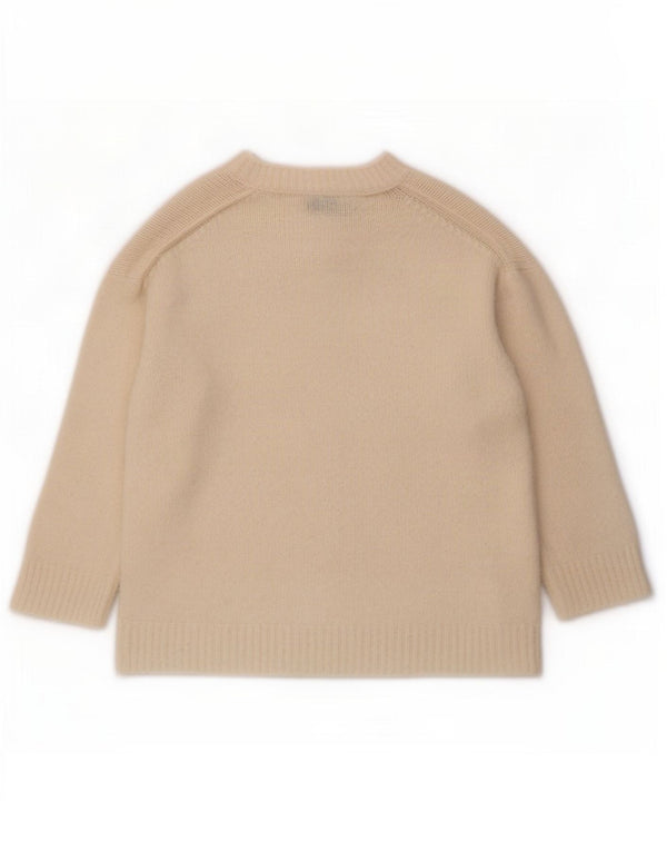 Pulover supradimensionat pentru femei Zara, cu gât de barcă, UK 10, mic alb