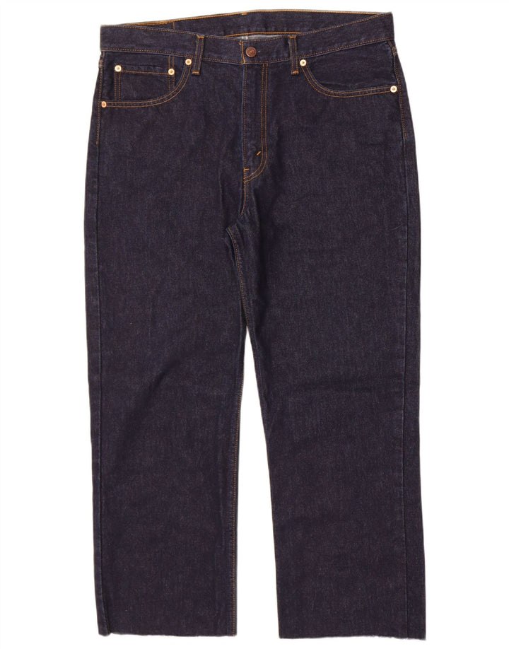 Blugi tăiați pentru bărbați Levi's 751 W36 L26 bumbac bleumarin