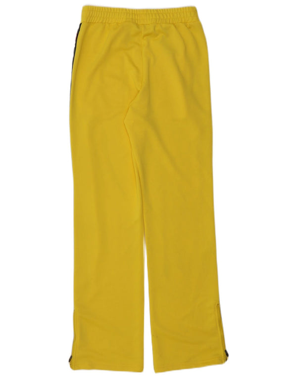 Pantaloni de trening Fila pentru femei UK 6 XS Galben poliester color bloc