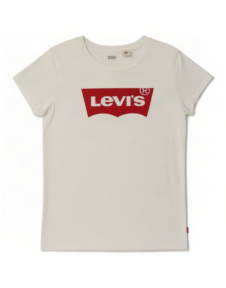 Tricou grafic Levi's pentru femei Top UK 14 Medium White