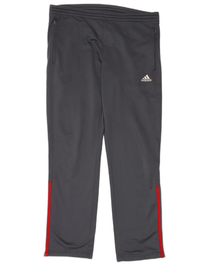 Pantaloni de trening ADIDAS pentru bărbați UK 38/40 Poliester mediu gri