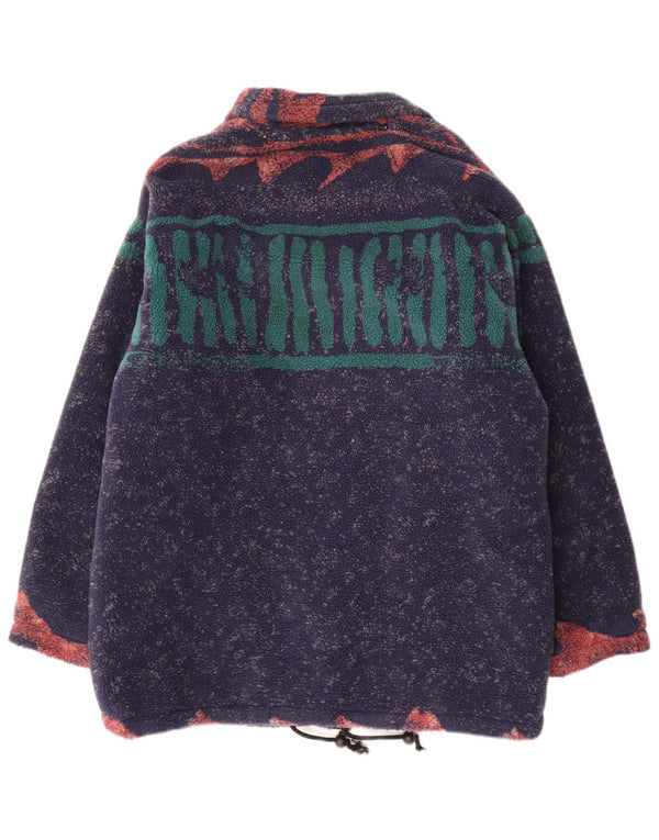 Jachetă vintage pentru bărbați din lână UK 38 Medium bleumarin cu dungi