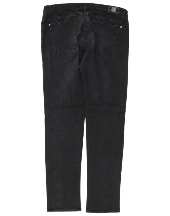 Trussardi blugi bărbați slim W36 L34 bumbac negru