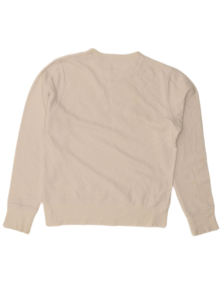 Hanorac grafic pentru bărbați Ben Sherman, pulover, bumbac alb mediu