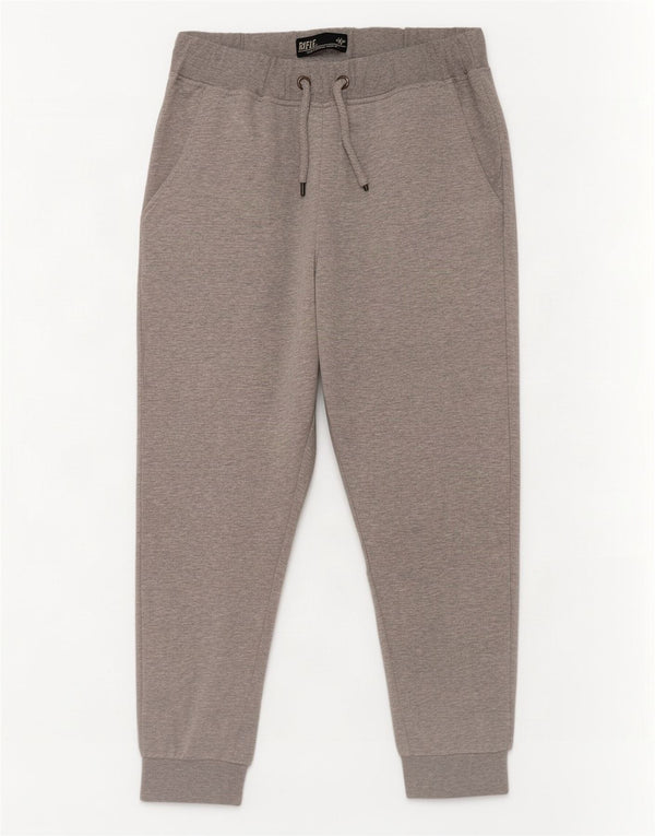 Rifle Mens Tracksuit Trousers Joggers Large Grey Cotton