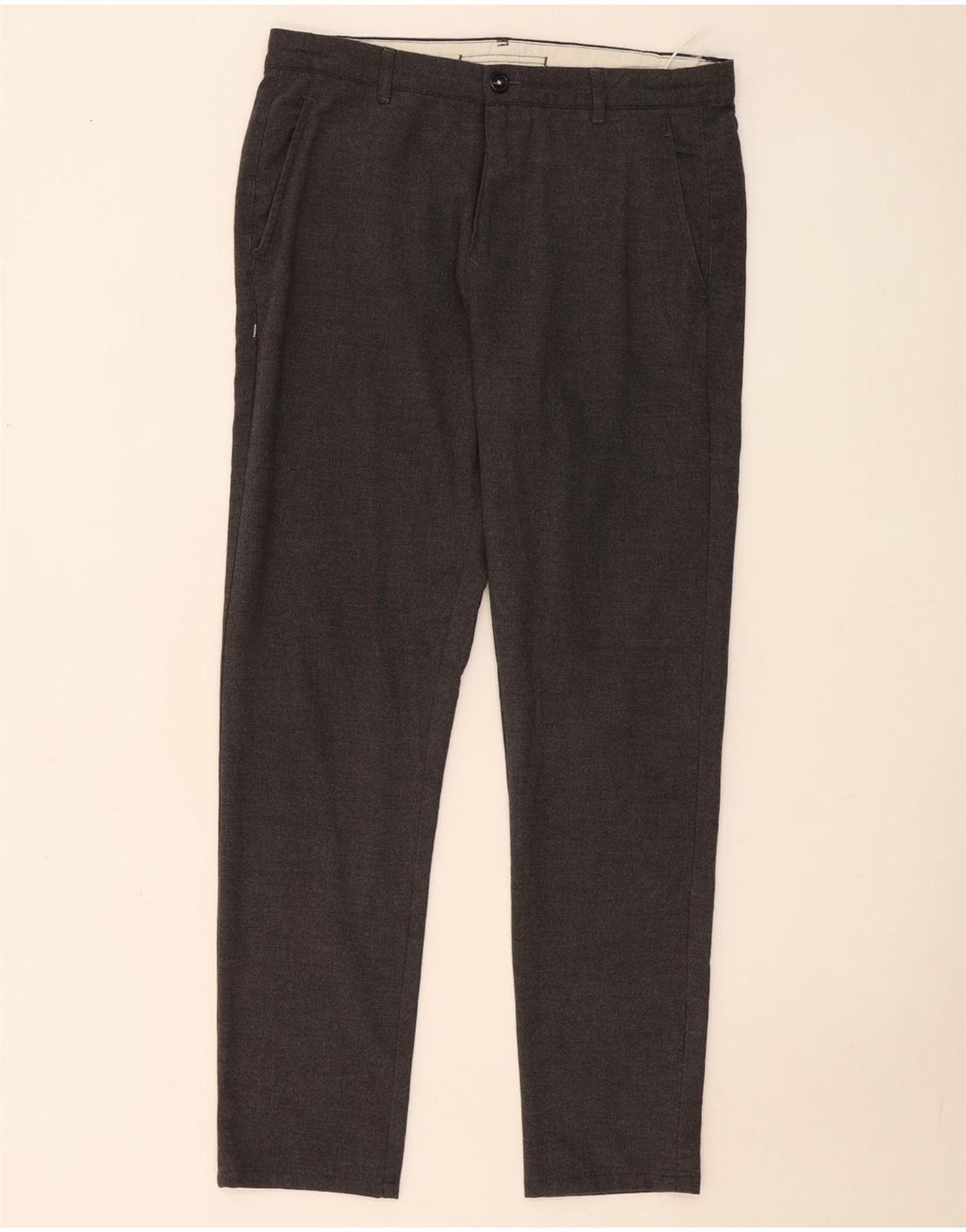Pantaloni chino slim pentru bărbați Zara EU 40 Medium W30 L29 Gri pete