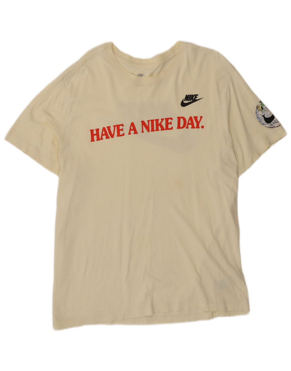 Tricou grafic pentru bărbați Nike Top XL Bumbac galben