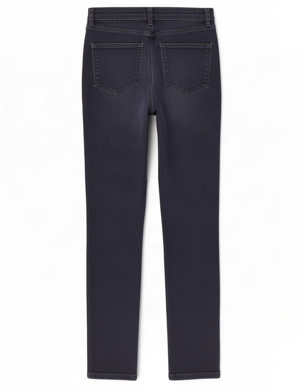 MINT VELVET Blugi subțiri pentru femei UK 12 Medium W28 L27 Bleumarin Bumbac