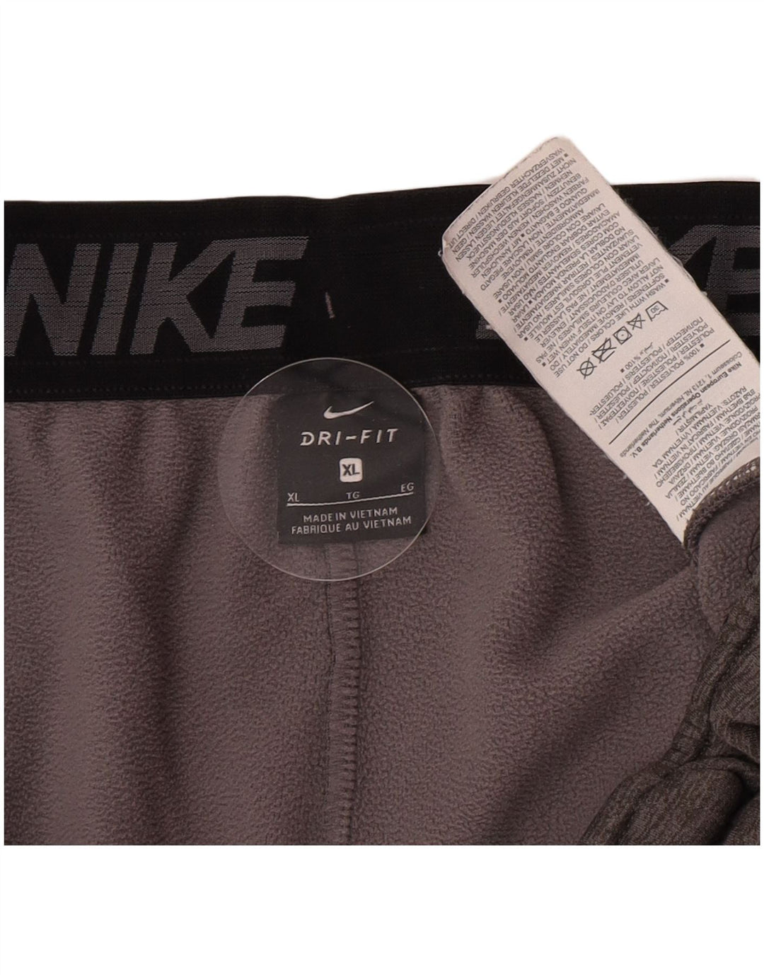 Pantaloni de trening Nike Dri Fit pentru bărbați Pantaloni de jogging XL Gri poliester cu pături