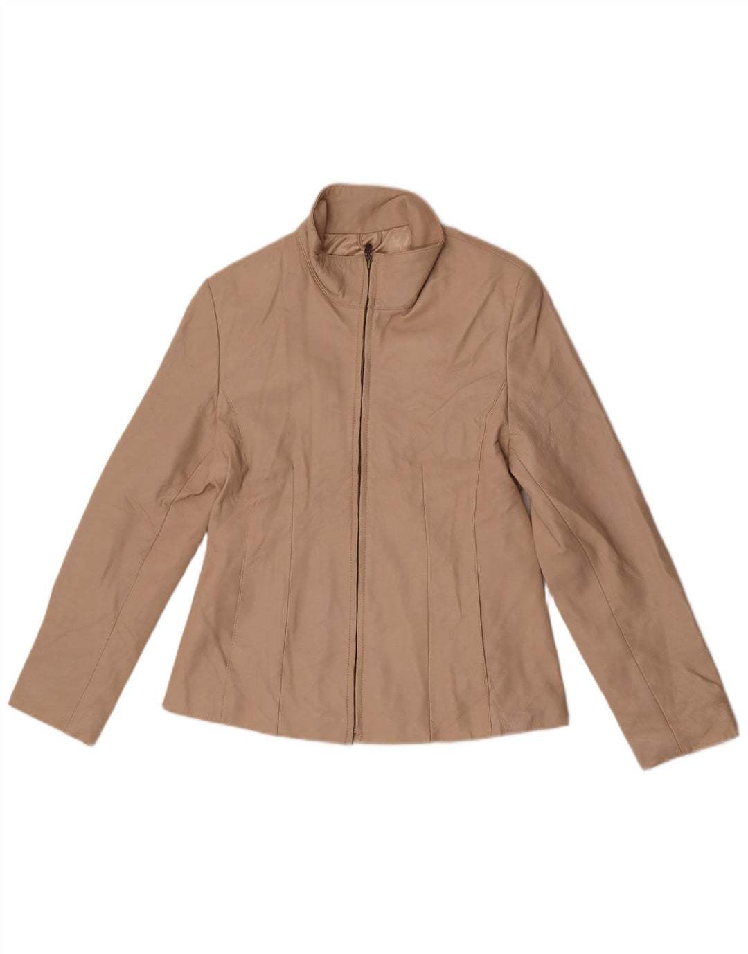Jachetă de piele Lakeland pentru femei UK 12 Medium Beige Piele