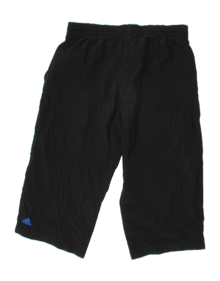 ADIDAS Boys Graphic Bermuda Sport Shorts 15-16 Years  Black Polyester Vintage Adidas and Second-Hand Adidas from Messina Hembry 
