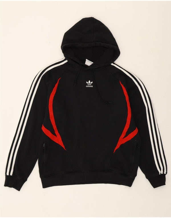Pulover Adidas pentru femei UK 14 Medium Black Colorblock Bumbac
