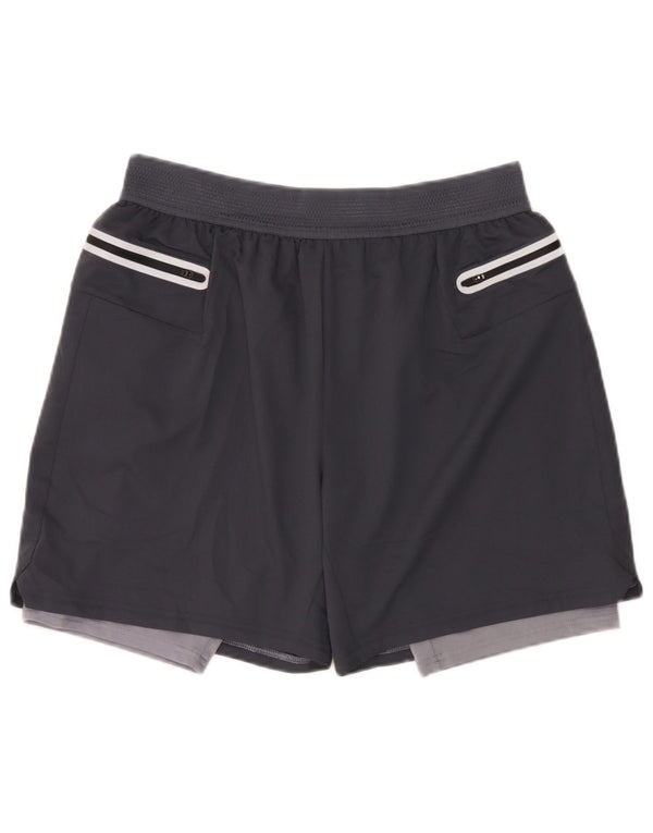 Marks & Spencer Mens Sport Shorts Large Grey Polyester