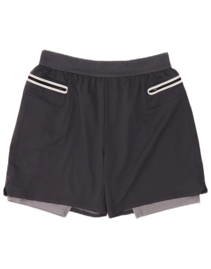 Pantaloni scurți sport pentru bărbați Marks & Spencer, mari, gri, poliester