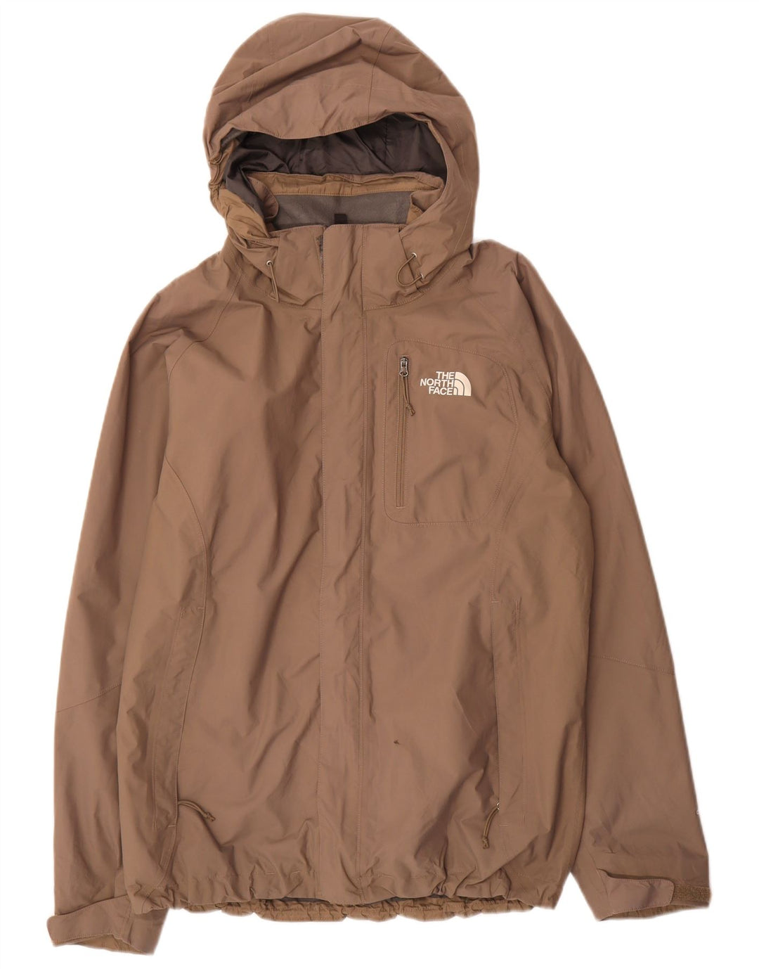Jachetă de ploaie cu glugă The North Face pentru bărbați UK 38 Medium Beige Nylon