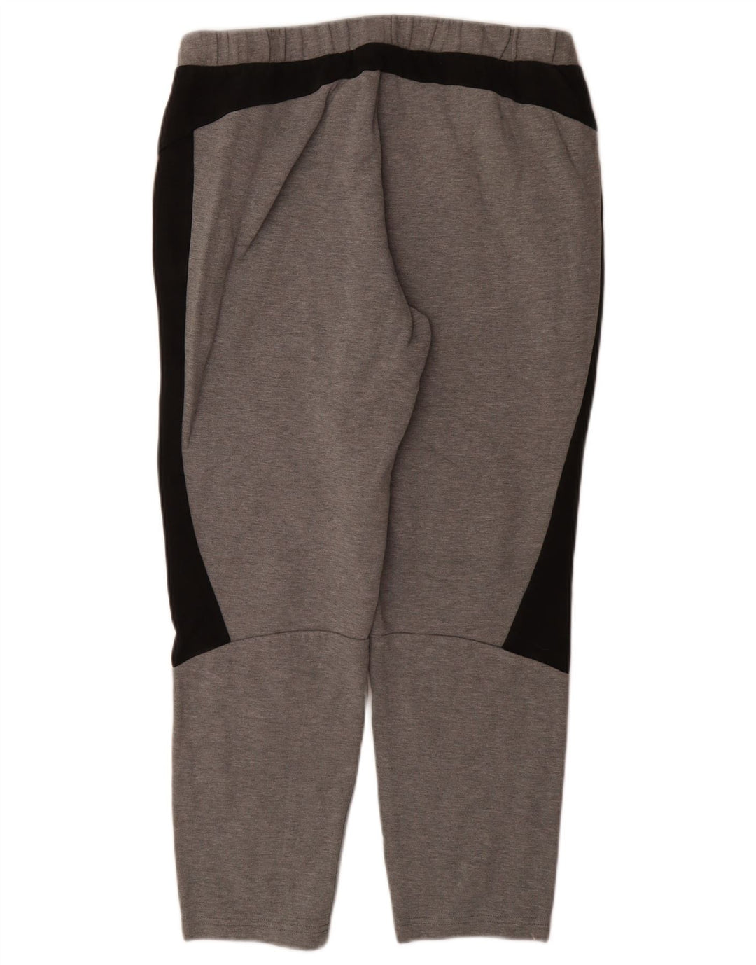 Pantaloni de trening PUMA pentru bărbați, bumbac color bloc, gri mare