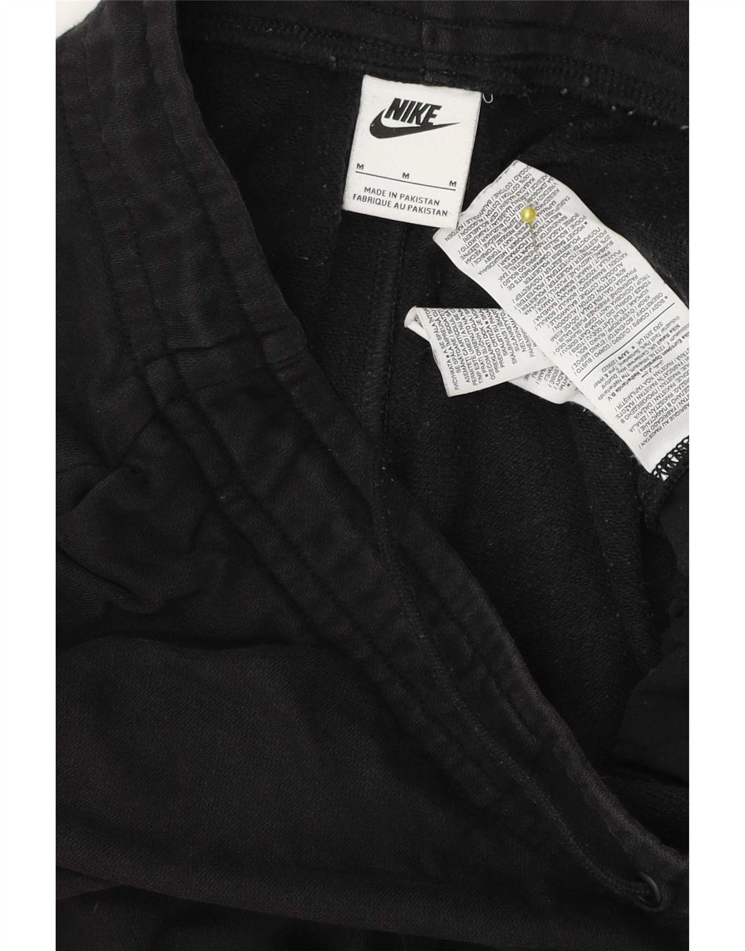 Pantaloni de trening Nike pentru bărbați Joggeri, bumbac mediu negru