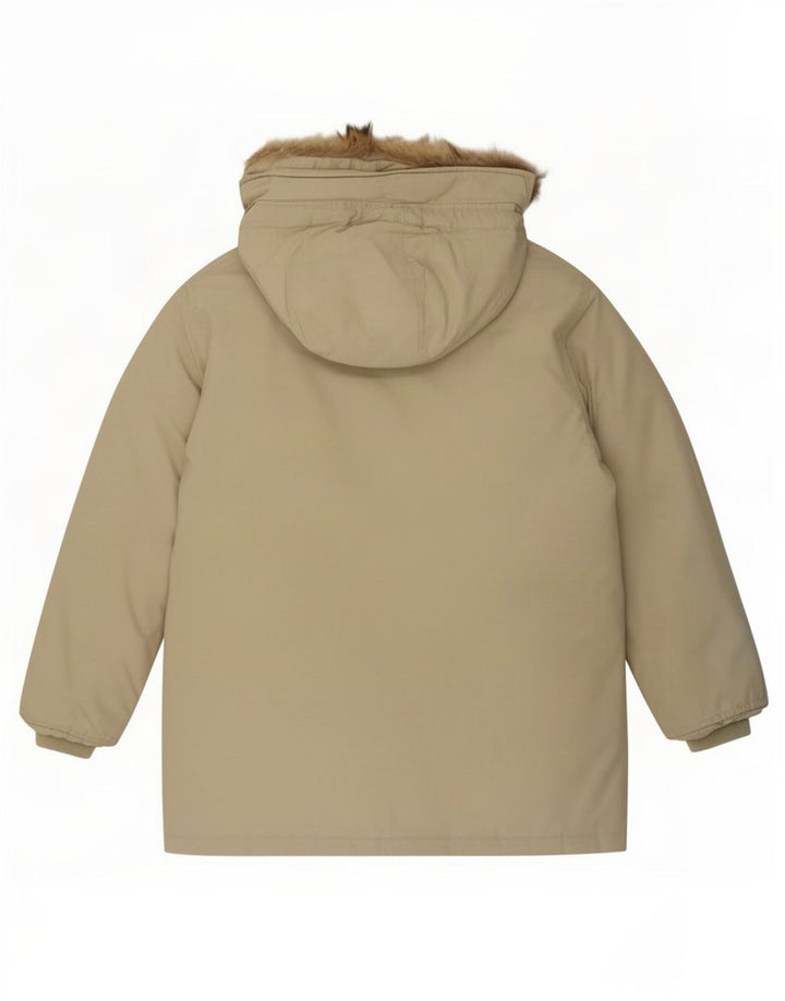 Jachetă căptușită cu glugă pentru bărbați Woolrich UK 36 Bej mic