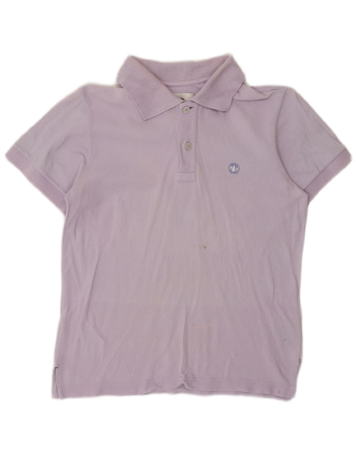 MURPHY & NYE Tricou polo pentru femei UK 10 Bumbac violet mic