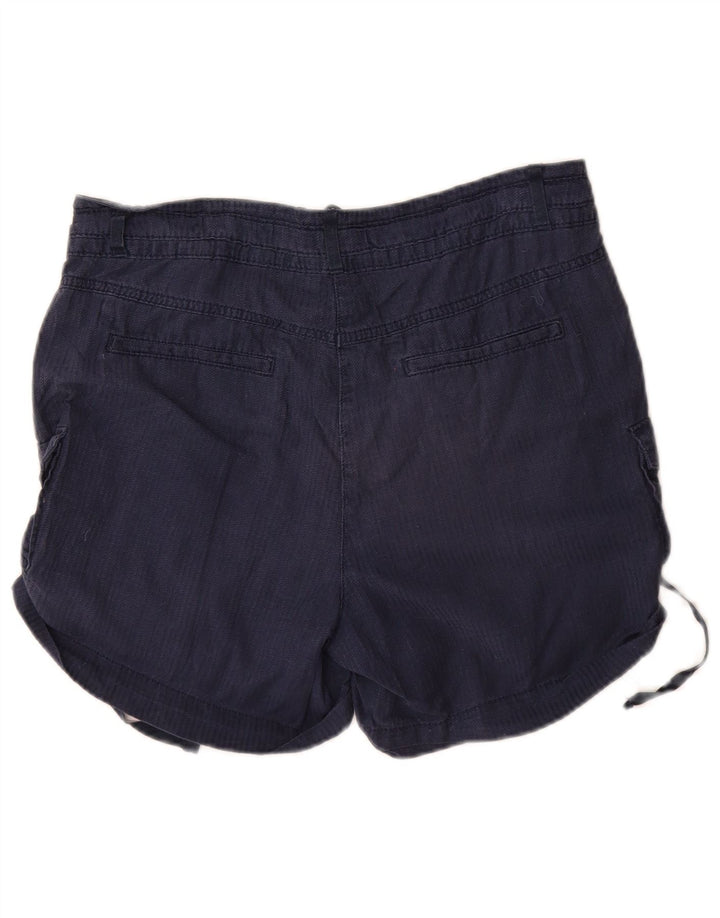Pantaloni scurti cargo pentru femei Marks & Spencer UK 10 Small W32 Bumbac bleumarin