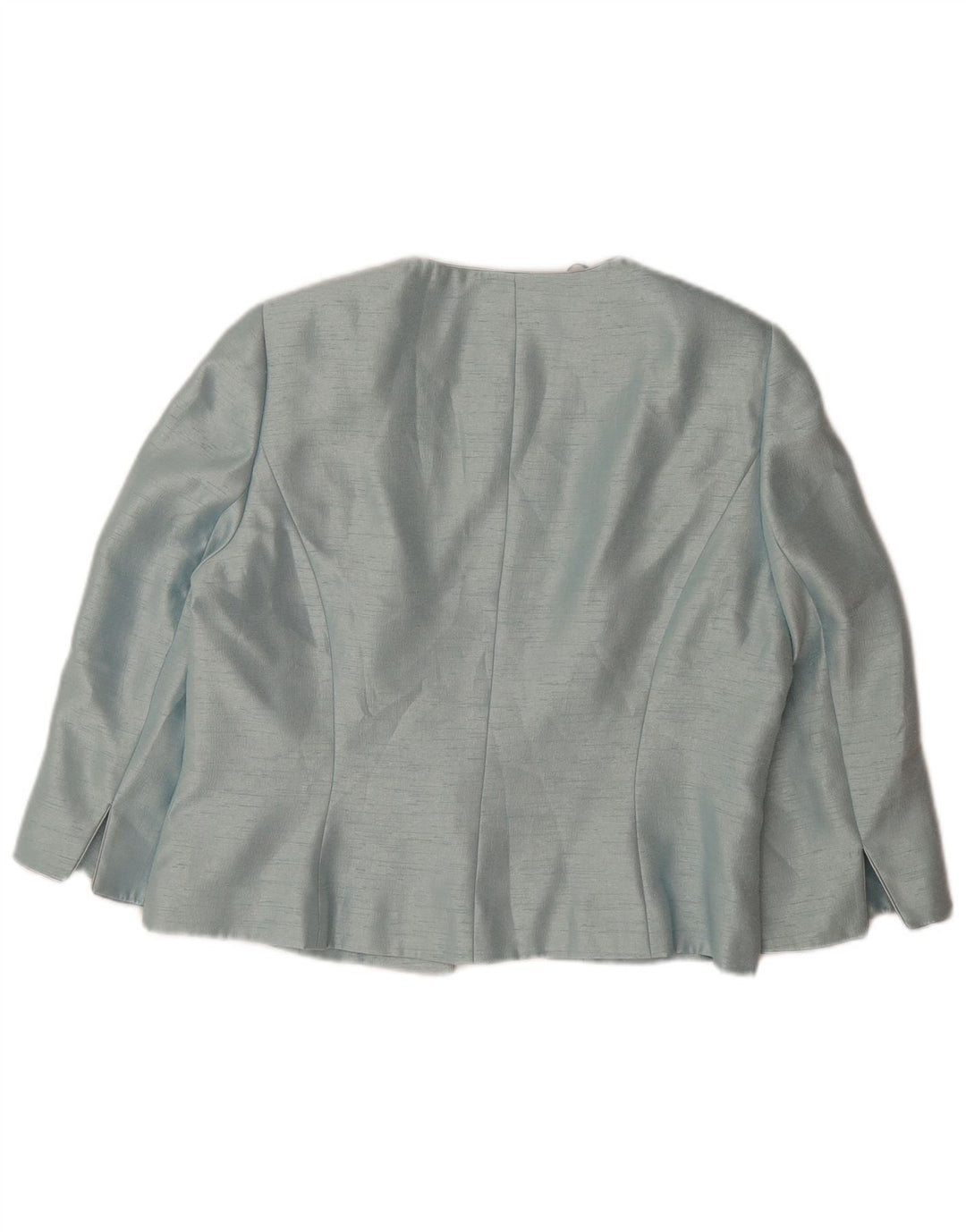 JACQUES VERT Jachetă pentru femei cu mânecă 3/4 cu 1 nasture, Marea Britanie 14, Albastru