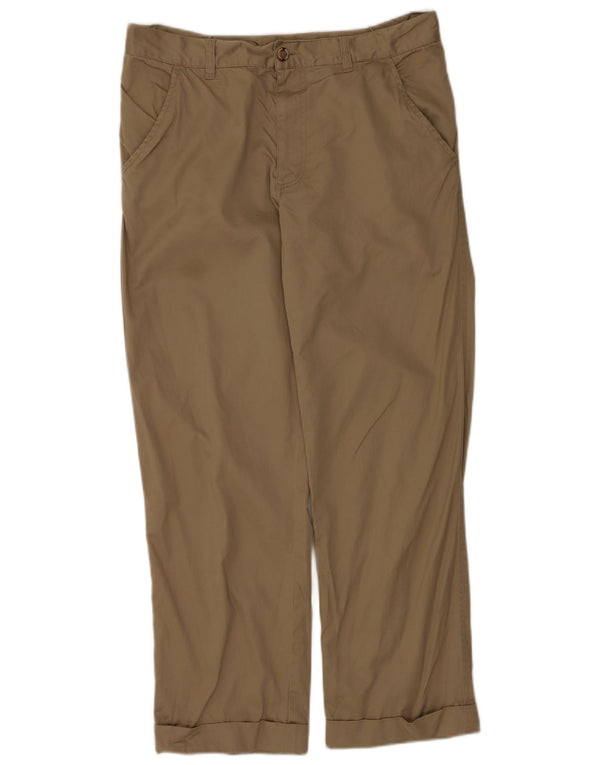 Sergio Tacchini Pantaloni chino drepți pentru bărbați IT 50 Large W34 L30 Khaki