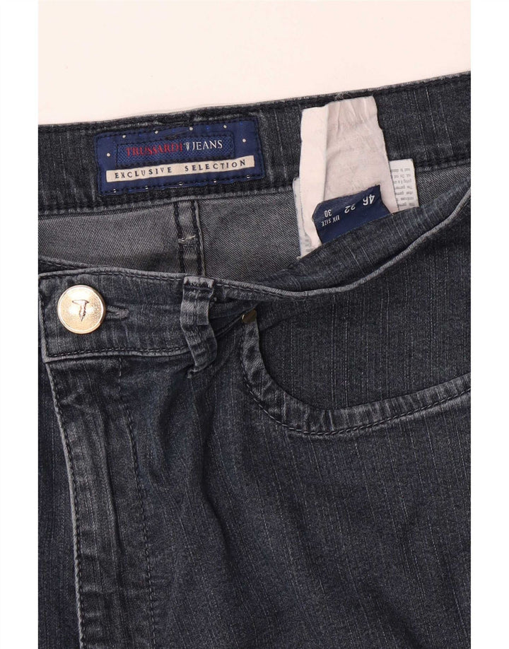 Blugi drepti pentru femei Trussardi W30 L30 gri