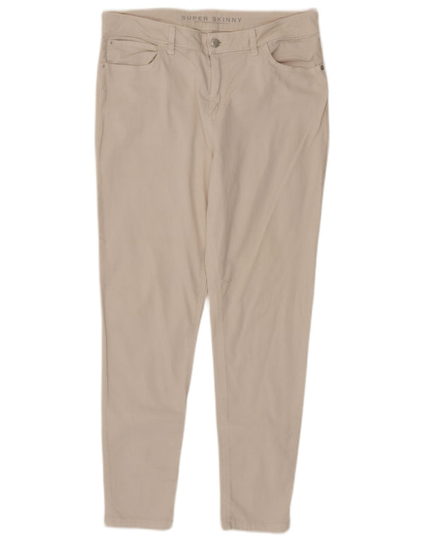 Blugi skinny pentru femei Marks & Spencer UK 14 Large W34 L28 Bej Bumbac